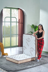 Deluxe Bej qatlanan çarpayı, döşəmə çarpayısı, qonaq çarpayısı, düşərgə çarpayısı