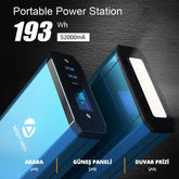 Acopower X230 14.8Volt 13Amper Li - ion Yedek Buzdolabı Aküsü + Powerbank + LED Lamba - Onivias