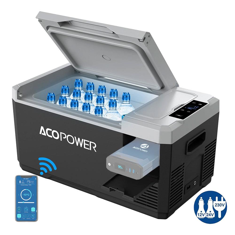Acopower V18 12/24/220Volt 18Litre Kompresörlü Outdoor Oto Buzdolabı (Akü Dahil Değildir) - Onivias
