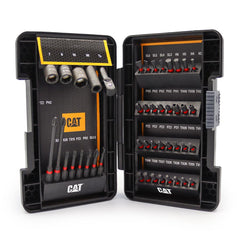 CAT DA01902 45 Parça Manganez Fosfat Alaşımlı Vidalama Uç Seti - Onivias