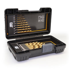 CAT DA02901 16 Parça Profesyonel Titanyum Kaplama HSS Metal Delici Matkap Ucu - Onivias