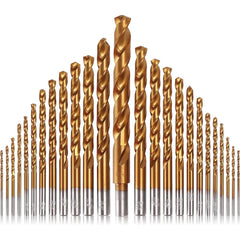 CAT DA02901 16 Parça Profesyonel Titanyum Kaplama HSS Metal Delici Matkap Ucu - Onivias