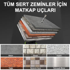 CAT DA04901 8 Parça Tungsten Karbür Beton Matkap Uç Seti - Onivias