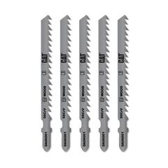 CAT DA06001 5 Parça Profesyonel Ahşap Hızlı/Kaba Kesim Dekupaj Testere Bıçağı, Ucu - Onivias