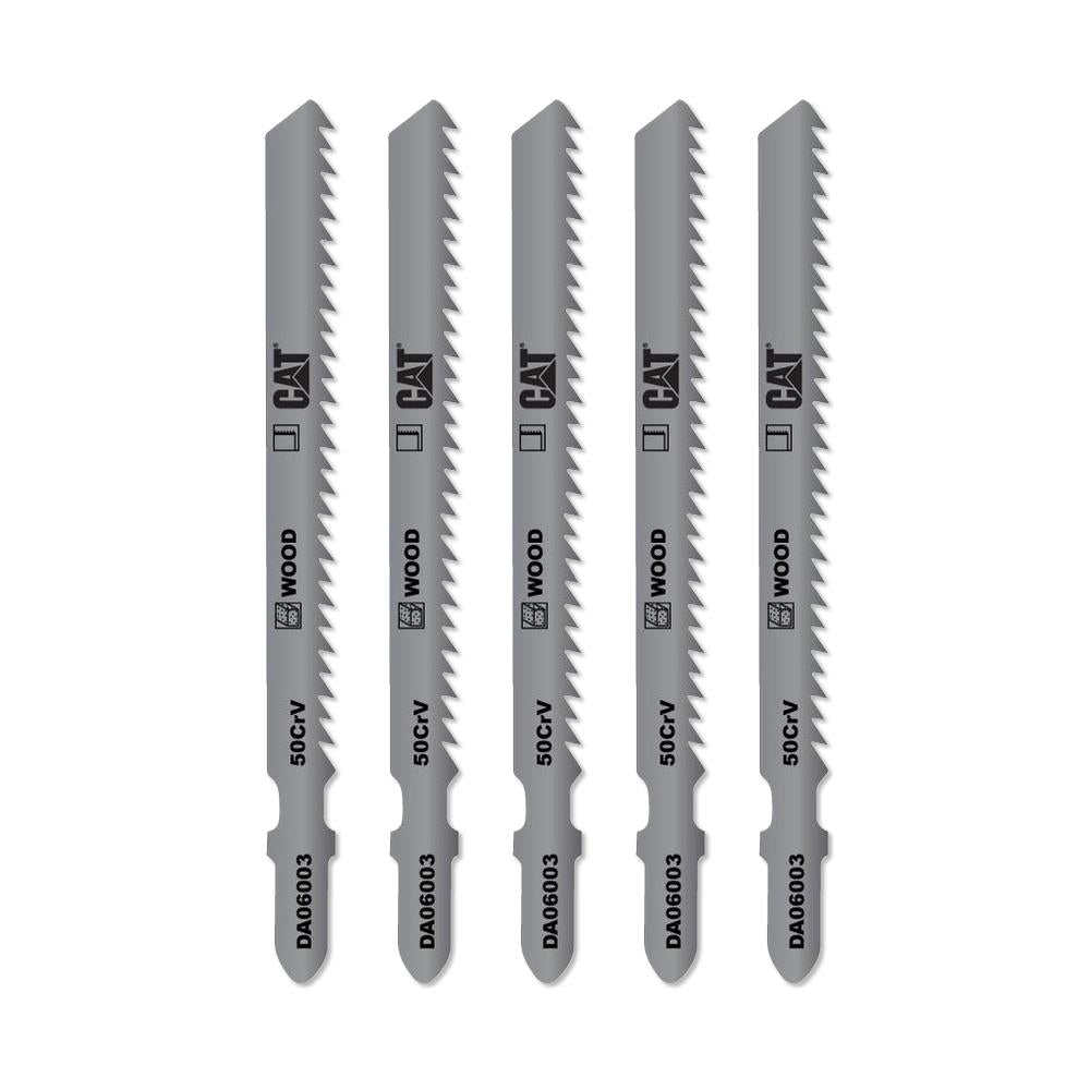 CAT DA06003 5 Parça Profesyonel Ahşap Çapaksız Temiz Kesim Dekupaj Testere Bıçağı, Ucu - Onivias