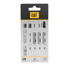 CAT DA06004 5 Parça Profesyonel Ahşap Ters Çapaksız Temiz Kesim Dekupaj Testere Bıçağı, Ucu - Onivias