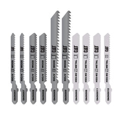 CAT DA06901 10 Parça Profesyonel Metal/Ahşap Hassas/Kaba Kesim Dekupaj Testere Ucu - Onivias