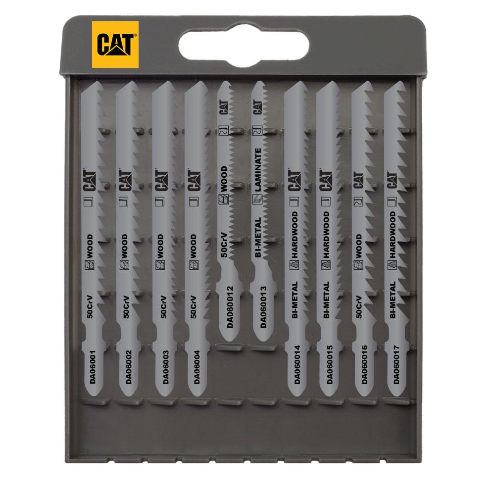 CAT DA06902 10 Parça Profesyonel Ahşap Hassas/Kaba/Düz/Kavisli Kesim Dekupaj Testere Ucu - Onivias