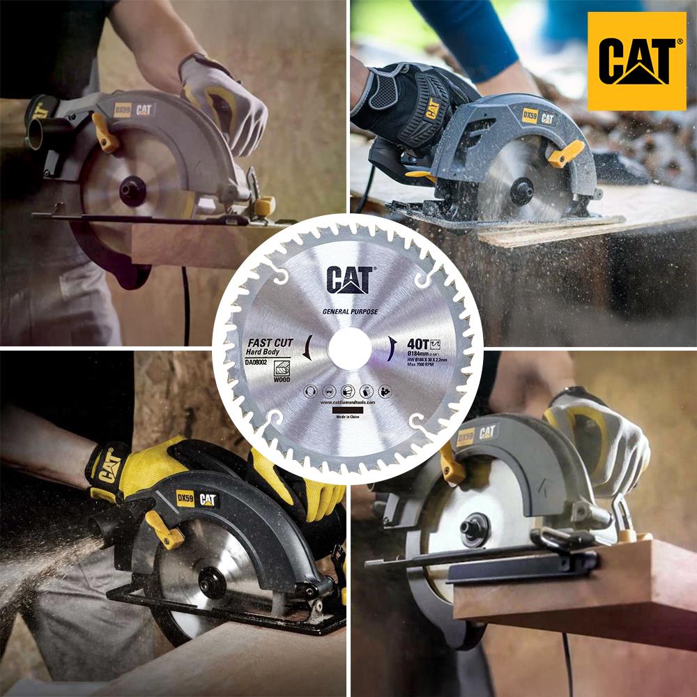 CAT DA08002 184x30mm Ahşap Kesme Elmas, Daire Testere Bıçağı 40 Diş - Onivias