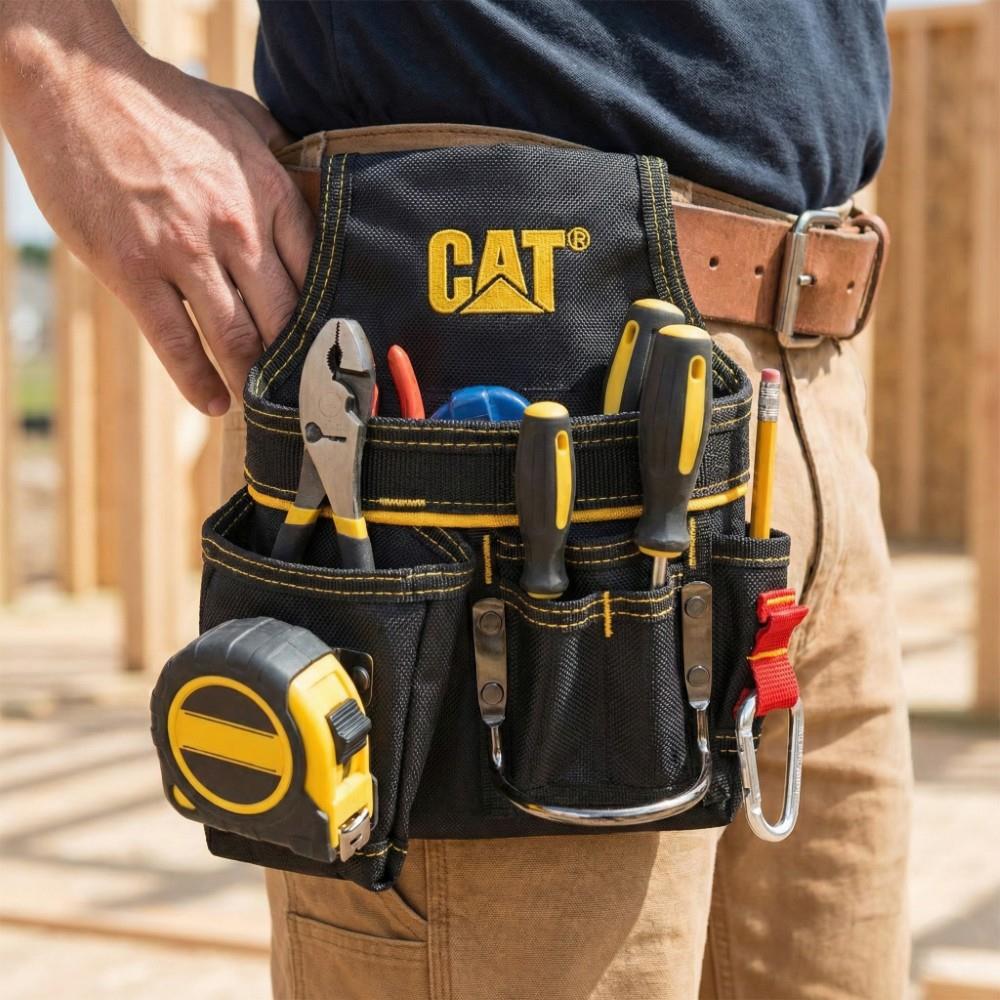 CAT DA980564 Askı Kancalı Ağır Hizmet Bel Alet Çantası - Onivias