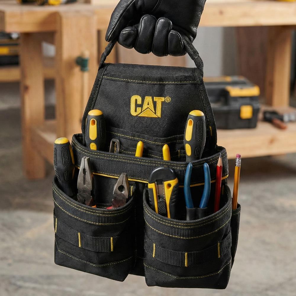 CAT DA980569NJ Kemer Askılı Ağır Hizmet Bel Alet Çantası - Onivias