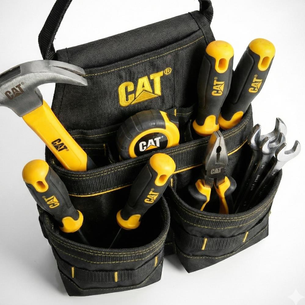 CAT DA980569NJ Kemer Askılı Ağır Hizmet Bel Alet Çantası - Onivias