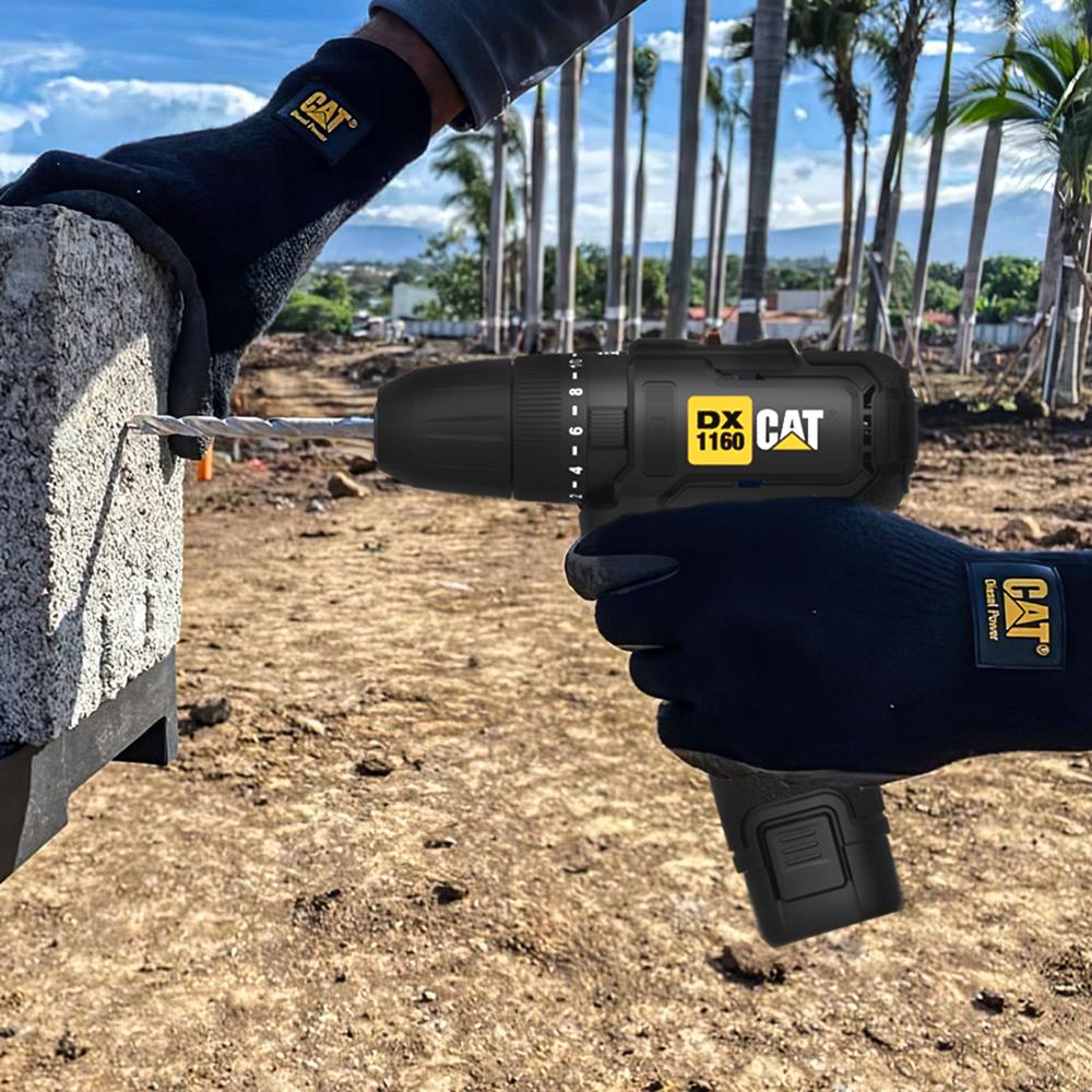 CAT DX1160 12Volt/2.0Ah Li - ion Çift Akülü Kömürsüz Profesyonel Şarjlı Darbeli Matkap + DA01901 32 Parça Aksesuar Seti - Onivias