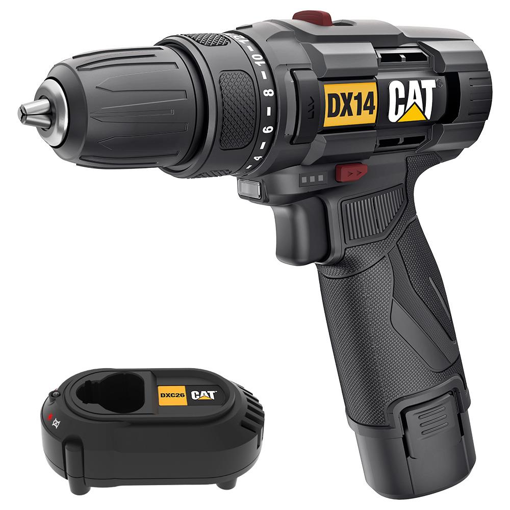 CAT DX14 12Volt/2.0Ah Li - ion Profesyonel Şarjlı Matkap - Onivias