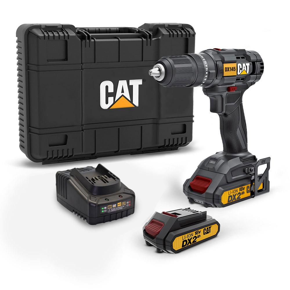 CAT DX145.1 18Volt/2.0Ah Li-ion Çift Akülü Profesyonel Şarjlı Matkap - Onivias
