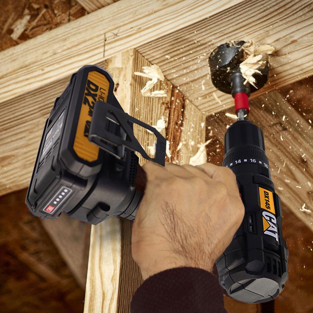 CAT DX145.1 18Volt/2.0Ah Li-ion Çift Akülü Profesyonel Şarjlı Matkap - Onivias