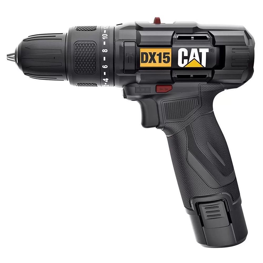 CAT DX15.1 12Volt/2.0Ah Li - ion Çift Akülü Profesyonel Şarjlı Darbeli Matkap - Onivias