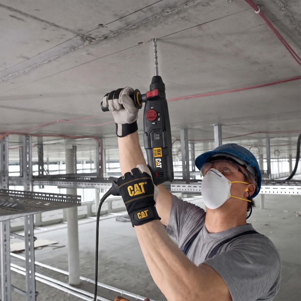CAT DX2130 900Watt 3.2J 28MM SDS-Plus Profesyonel Kırıcı/Delici + 3 Ad Delici + 2 Ad Kırıcı Uç - görsel 7