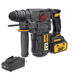 CAT DX21BC 18Volt 2.0Ah 2.2J Li - ion Tek Akülü Şarjlı Kömürsüz Profesyonel SDS - Plus Pnömatik Kırıcı/Delici - Onivias