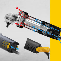 CAT DX37P 750Watt 115mm Profesyonel Avuç Taşlama + 5 Adet Metal Kesme Taşı - Onivias