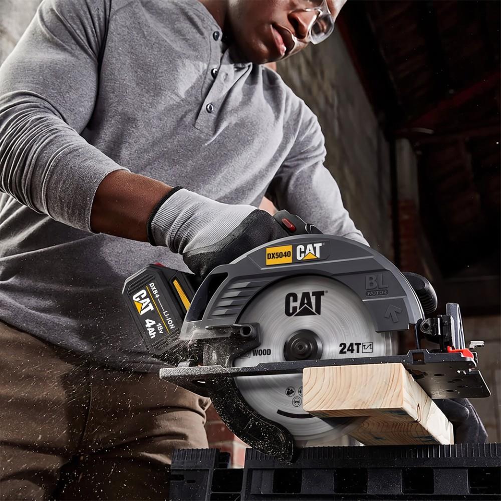 CAT DX5040B 18Volt 185mm Kömürsüz Profesyonel Daire Testere (Akü Dahil Değildir) - görsel 4