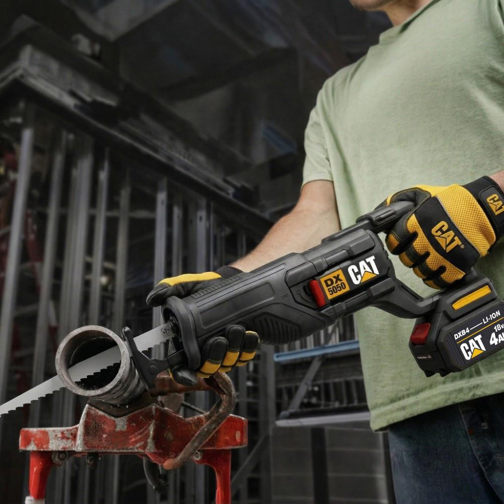 CAT DX5050 18Volt/4.0Ah Li-ion Tek Akülü Kömürsüz Profesyonel Tilki Kuyruğu Testere - görsel 4