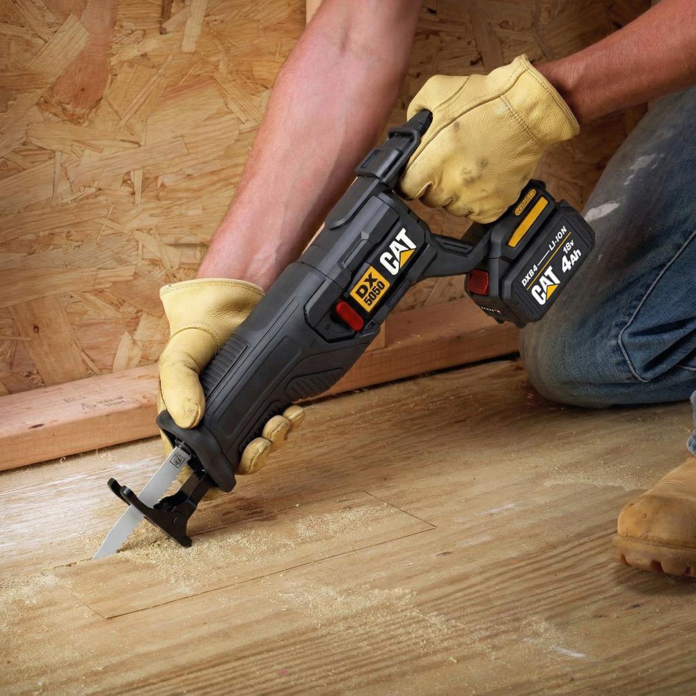 CAT DX5050 18Volt/4.0Ah Li-ion Tek Akülü Kömürsüz Profesyonel Tilki Kuyruğu Testere - görsel 8