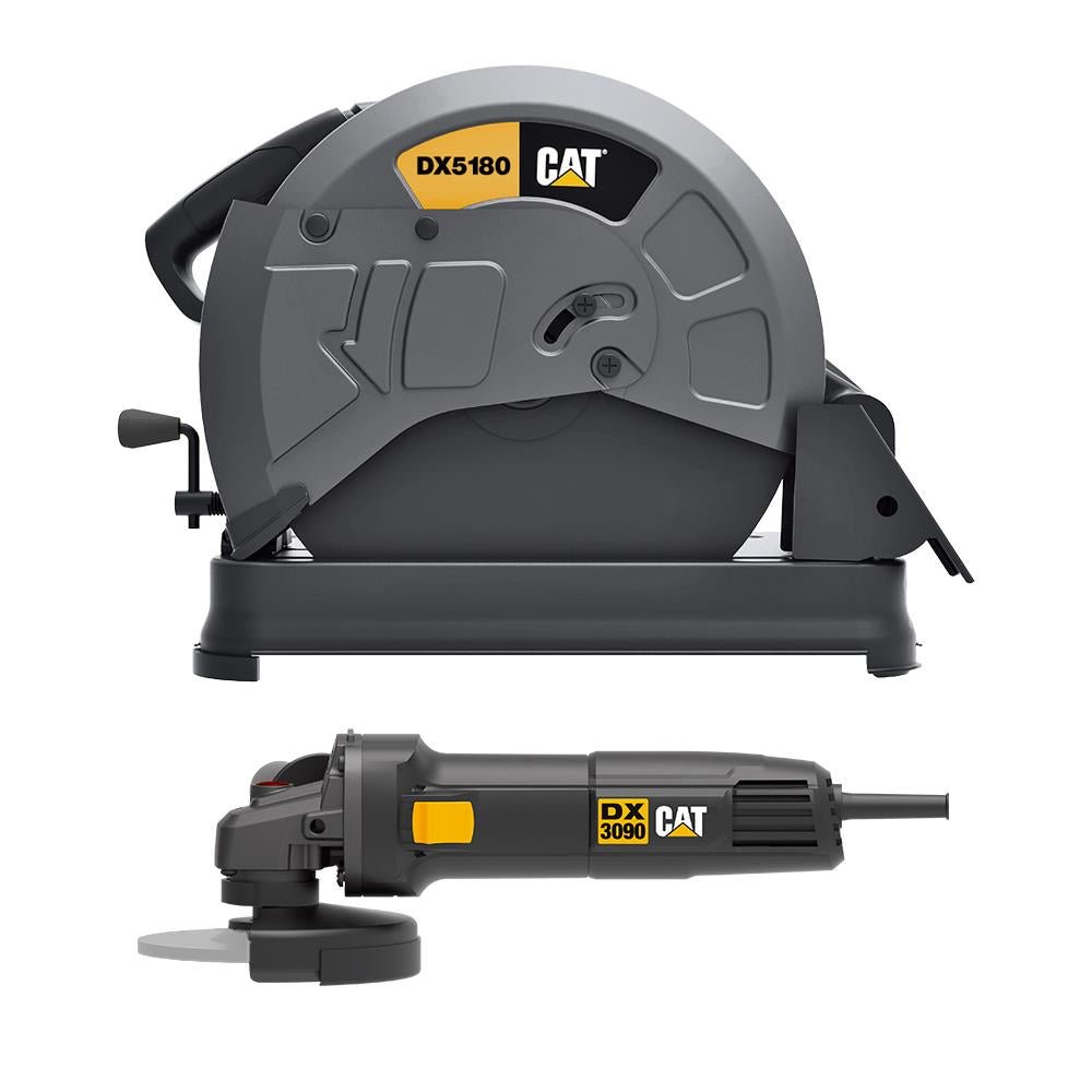 CAT DX5180SET 2400Watt 355mm Profesyonel Profil Kesme + DX3090 720Watt 125mm Profesyonel Avuç Taşlama - Onivias