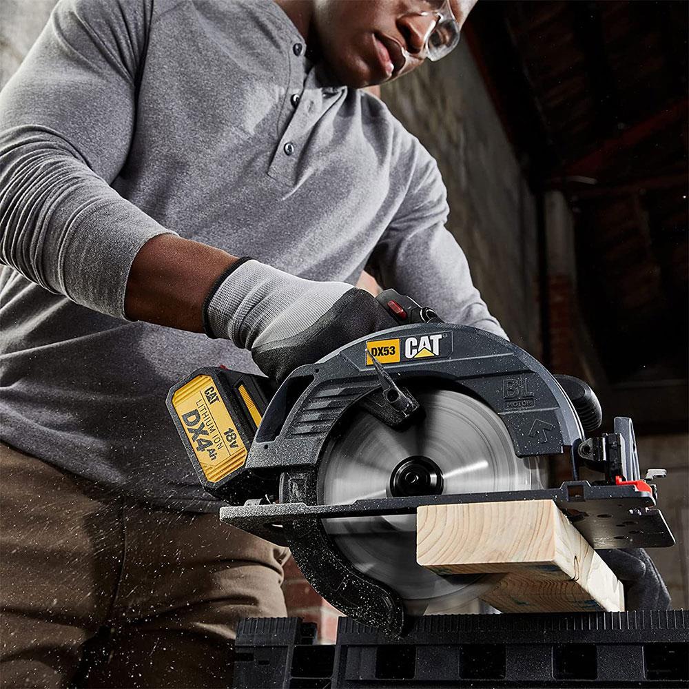 CAT DX53 18Volt 4.0Ah 185mm Kömürsüz Profesyonel Daire Testere - Onivias