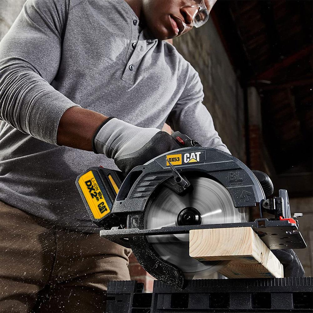 CAT DX53BC 18Volt 2.0Ah Li - ion 185mm Tek Akülü Kömürsüz Profesyonel Daire Testere - Onivias