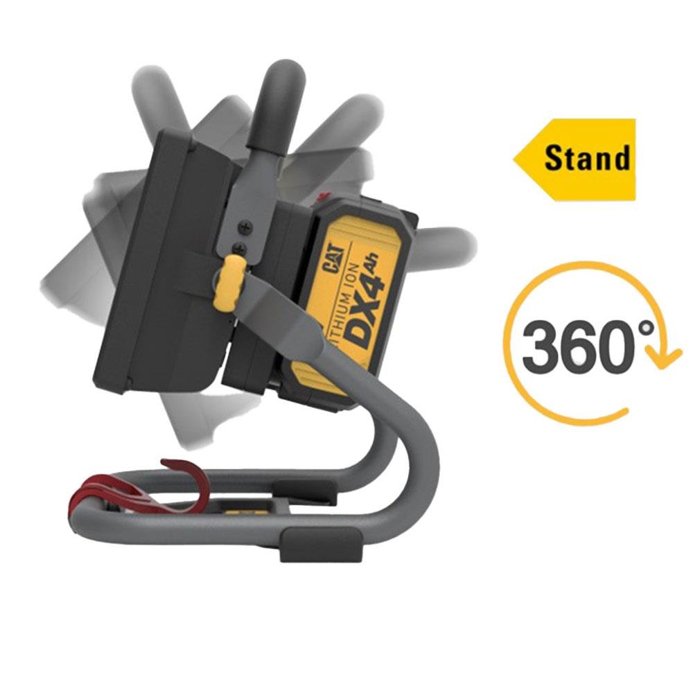 CAT DX62B 18Volt 20W 750/1600 Lümen Profesyonel İki Kademeli Led Projektör (Akü Dahil Değildir) - Onivias