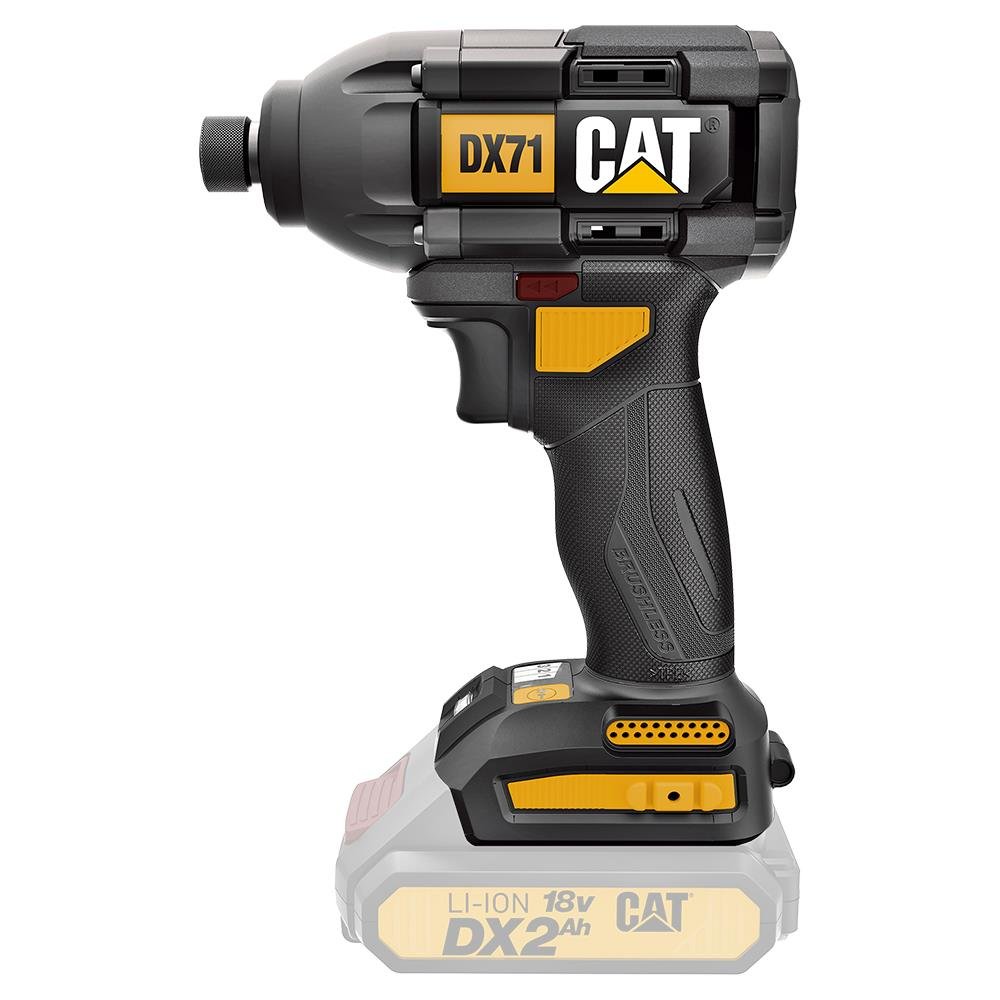CAT DX71B 18Volt 215Nm Kömürsüz Profesyonel Şarjlı Darbeli Tornavida (Akü Dahil Değildir) - Onivias