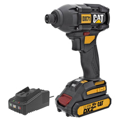 CAT DX71BC 18Volt 2.0Ah Li - ion Tek Akülü 215Nm Kömürsüz Profesyonel Şarjlı Darbeli Tornavida - Onivias