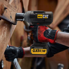 CAT DX73G 18Volt 5.0 Ah. GRAPHENE Çift Akülü 1700/2100Nm Kömürsüz Profesyonel Şarjlı Somun Sıkma - Onivias