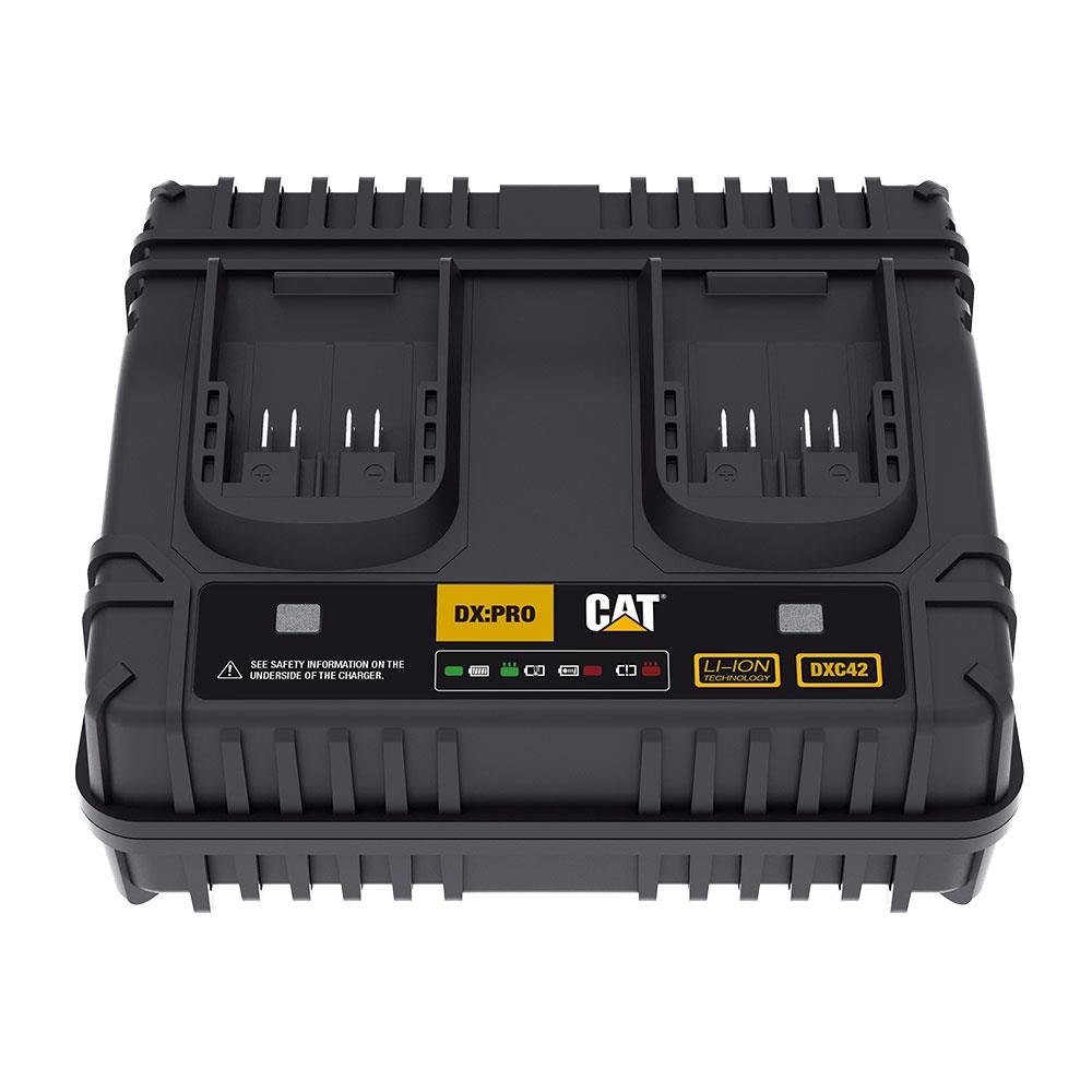 CAT DXC42 18Volt Li - ion ONE FOR ALL Profesyonel İkili Hızlı Akü Şarj Cihazı - Onivias