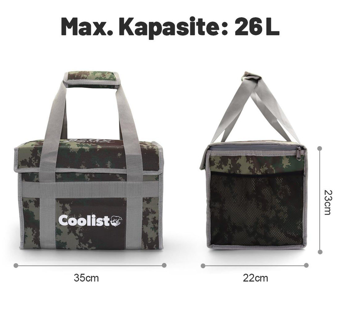 Coolist CL26C 26 Litre Katlanabilir Termos Bez Çanta / Buzluk - Onivias