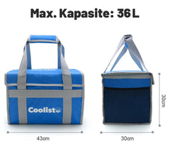 Coolist CL36B 36 Litre Katlanabilir Termos Bez Çanta / Buzluk - Onivias