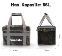 Coolist CL36C 36 Litre Katlanabilir Termos Bez Çanta / Buzluk - Onivias