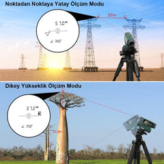 KOBB KBL1000 1Km Profesyonel Optik Dürbünlü Golf Lazer Metre + Hız Tespit Cihazı - Onivias