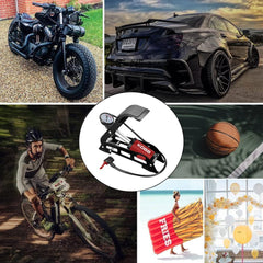 KOBB KB0901 87PSI Analog Basınç Göstergeli Ayak Pompası - Onivias