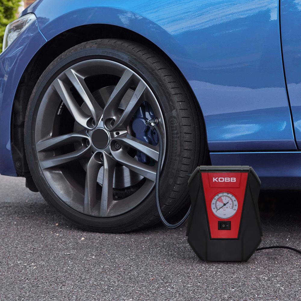 KOBB KB100 12Volt 100 PSI Analoq Ekran Hava Təkər Doldurma Pompası