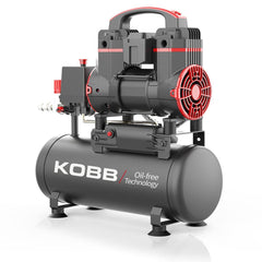 KOBB KBK8S 1.2HP 8Lt 8Bar Yağsız Sessiz Taşınabilir Hava Kompresörü - Onivias