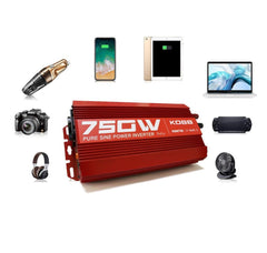 KOBB KBN750 12V/220V 750Watt Tam Sinüs Dönüştürücü İnvertör - Onivias