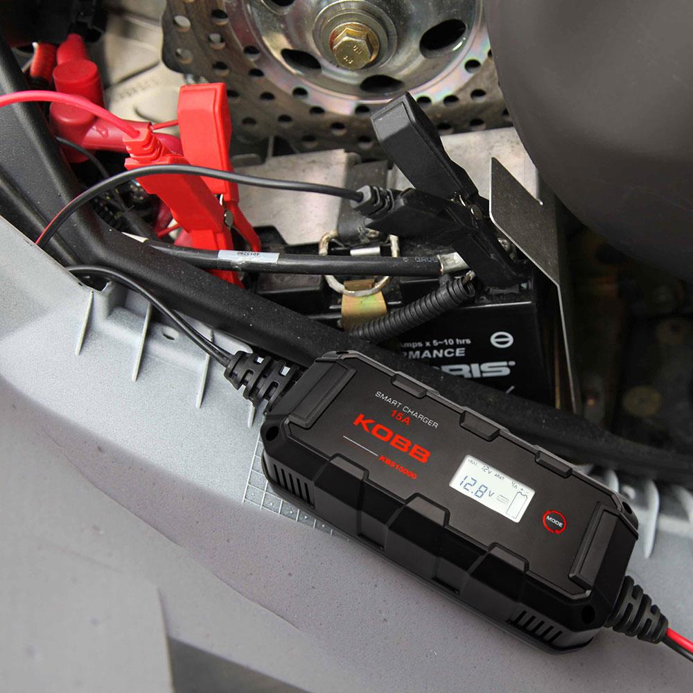 KOBB KBS15000 6V/12V/24V 300A Akıllı Dijital Akü Şarj ve Akü Bakım/Desülfatör - Onivias