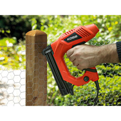 KOBB KBZ90 15 - 25mm Zımba ve 15 - 32mm Profesyonel Çivi Çakma Makinesi + 3000 adet Yedek Zımba ve Çivi - Onivias