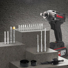 Kress KA1500 26 Parça Profesyonel Delme/Vidalama/Panç Seti - Onivias