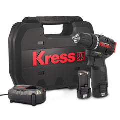 Kress KUA24 12Volt/2.0Ah Li - ion Çift Akülü Kömürsüz Profesyonel Şarjlı Matkap - Onivias