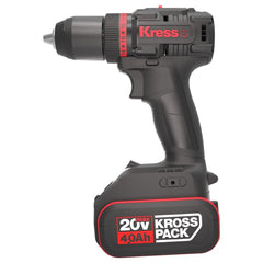 Kress KUA71 20Volt/4.0Ah Li - ion Çift Akülü Kömürsüz Profesyonel Şarjlı Matkap - Onivias