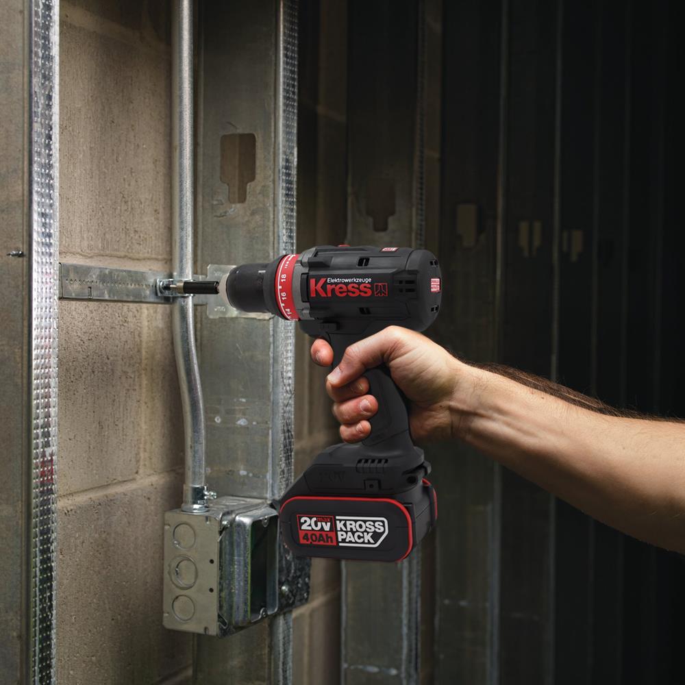 Kress KUA72.91 20Volt Kömürsüz Profesyonel Şarjlı Matkap (Akü Dahil Değildir) - Onivias