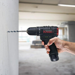 Kress KUC12 12Volt/2.0Ah Li - ion Çift Akülü Kömürsüz Profesyonel Şarjlı Darbeli Matkap - Onivias
